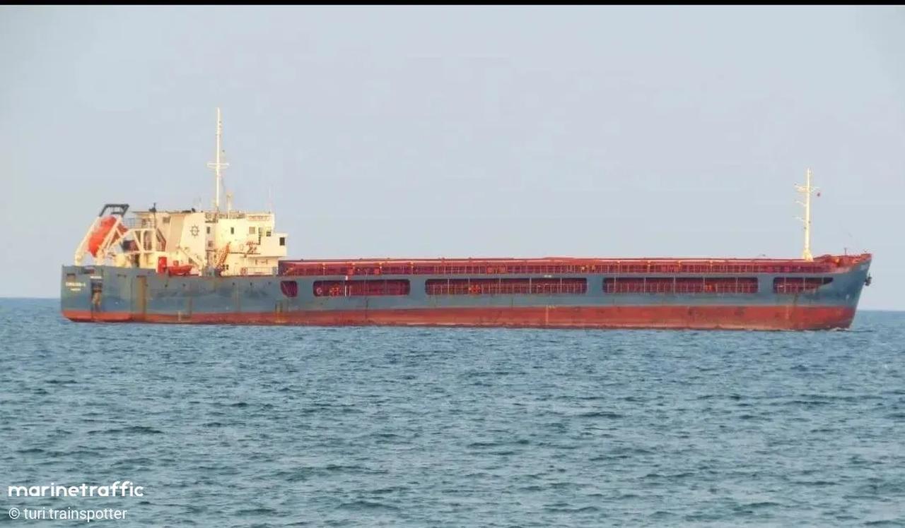 The photo shows a Malta-flagged, Odesa-registered Chelsea 3 general cargo vessel at an unspecified location on June 20, 2023. (Photo via marinetraffic.com)