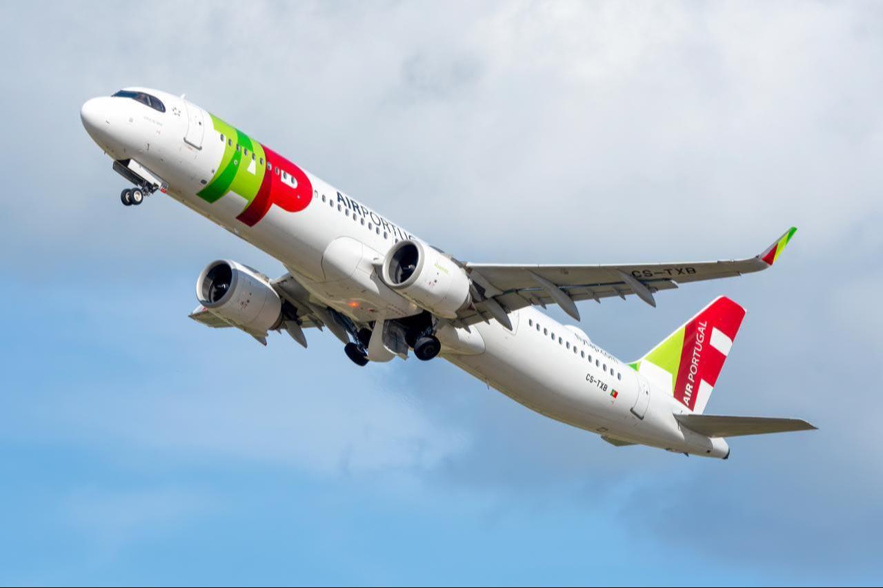 An Airbus A321neo of TAP Air Portugal takes off from Malaga–Costa del Sol Airport in Spain. (Adobe Stock Photo)