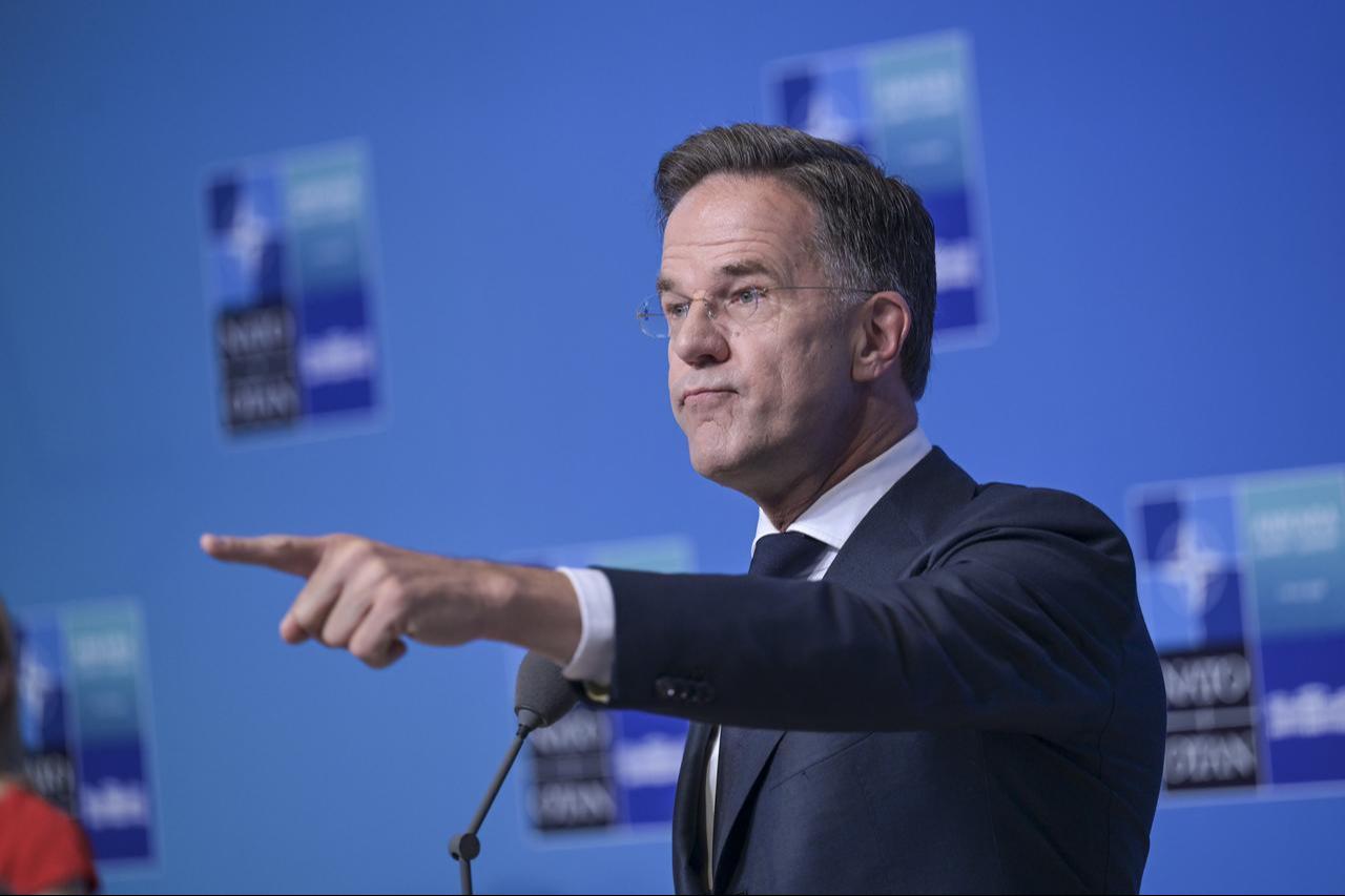 NATO Secretary General Mark Rutte makes a statement to the press ahead of the main session of the North Atlantic Council Meeting during the NATO Ankara Summit in Ankara, Türkiye, July 8, 2026. (AA Photo)
