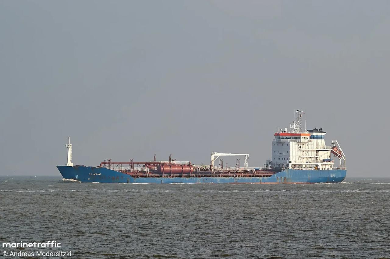 The photo shows the Comoros-flagged tanker Yara J at an unspecified location on Jan 11, 2020. (Photo via marinetraffic.com)