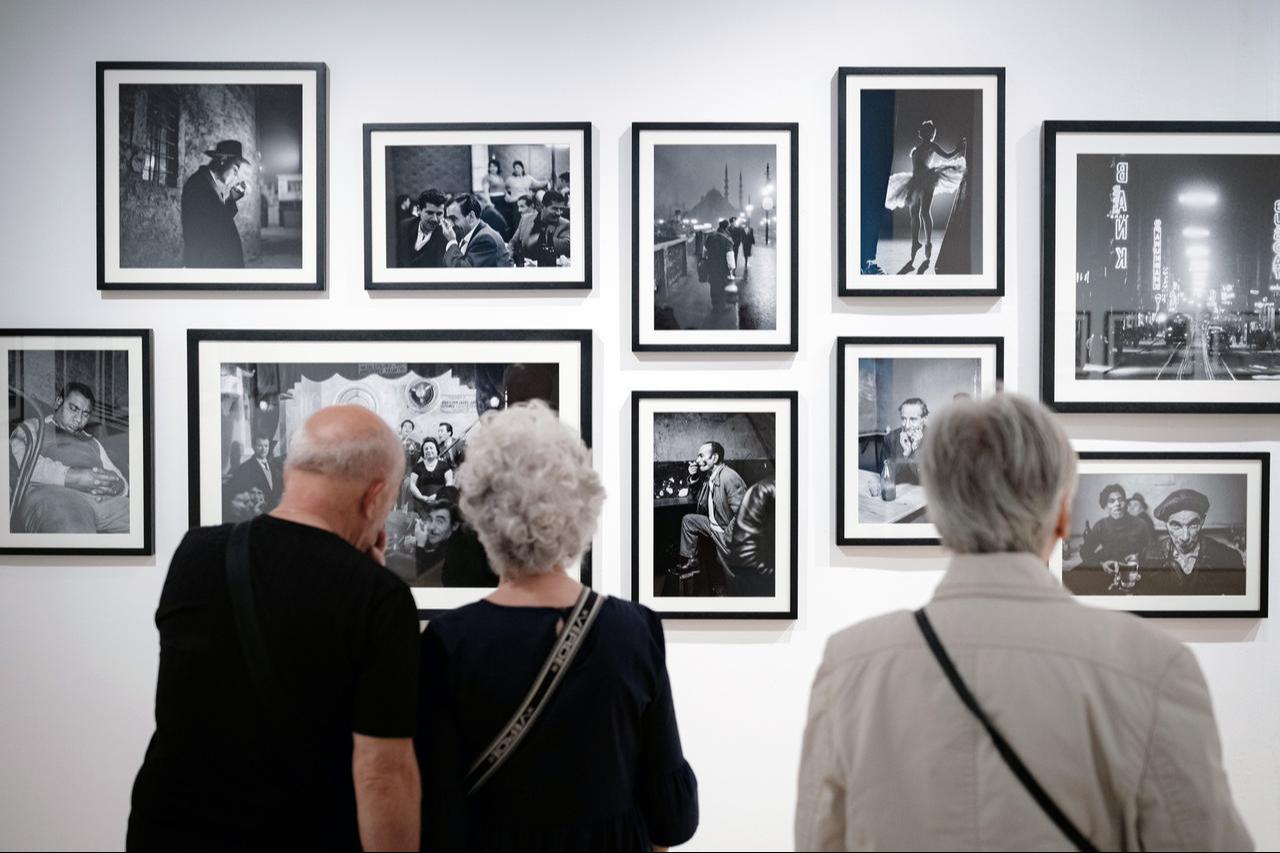 Within the scope of the 2024 Turkish-Hungarian Year of Culture, “Ara Guler: Life Through the Lens” photography exhibition opened in Budapest, the capital of Hungary, September 12, 2024 (AA Photo)