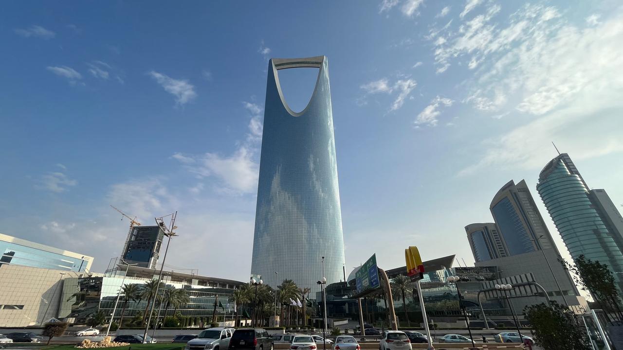 A picture taken on January 14, 2023, shows the Kingdom Centre tower in the Saudi capital Riyadh. (AFP File Photo)