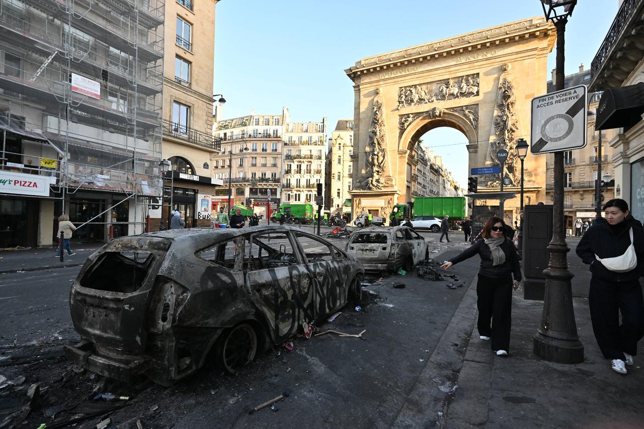Trump says France ‘burning,’ urges border crackdown over mass protests