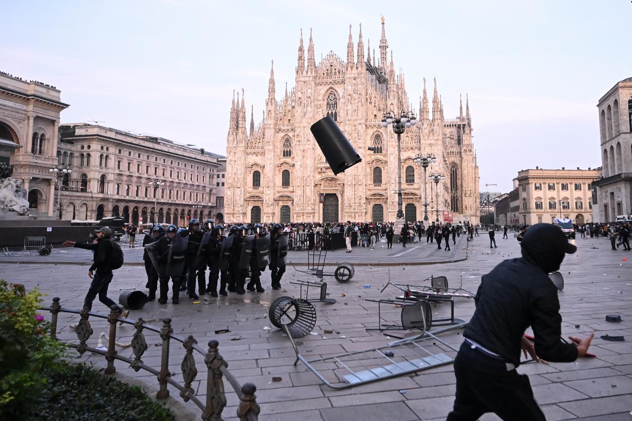 Italy cost-of-living protests turn violent across north