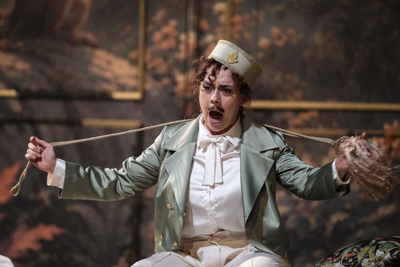 Performers conduct final stage rehearsals for Wolfgang Amadeus Mozart's classic opera The Marriage of Figaro at the Opera Stage in Ankara, Türkiye, on October 1, 2026. (AA Photo)