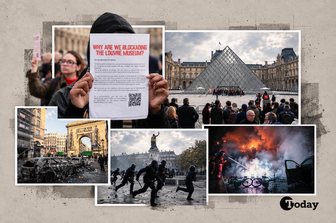 First thieves, now protesters. The Louvre’s security problem goes beyond its walls