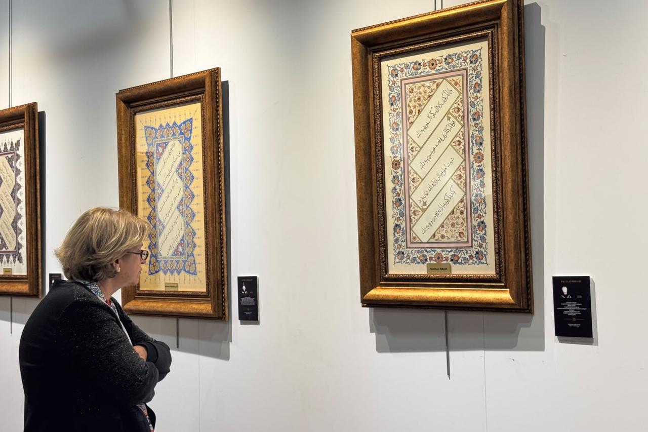 Ottoman sultans’ poetry comes alive in calligraphy at Istanbul’s Dolmabahce Palace