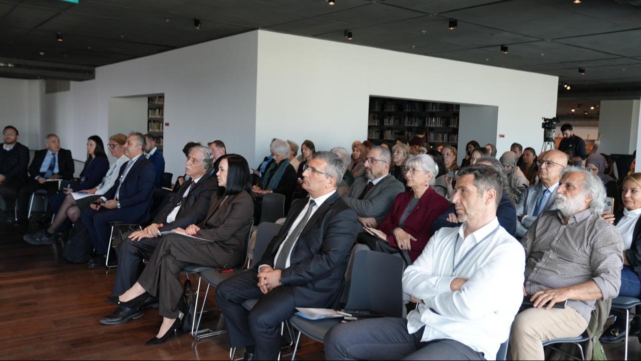 Participants attend a meeting marking the 20th anniversary of Türkiye's accession to UNESCO's Convention for the Safeguarding of Intangible Cultural Heritage in Istanbul, Türkiye, Oct. 20, 2026. (AA Photo)