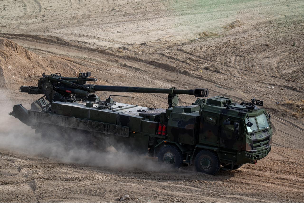Turkish Armed Forces (TAF) hold the "Fire Free-2026" military exercise at the General Nahit Senoglu Firing and Exercise Area in Polatli district, Ankara, Türkiye, on October 13, 2026. (AA Photo)