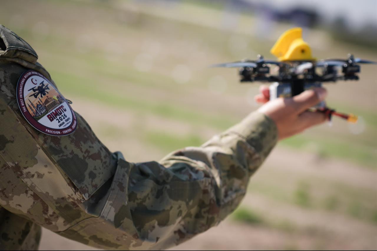 Scenes from the first Best International Military Drone Team Competition (BIMDTC-2026), organized by the Turkish Land Forces Command in Ankara, Türkiye, on Oct. 20, 2026. (AA Photo)