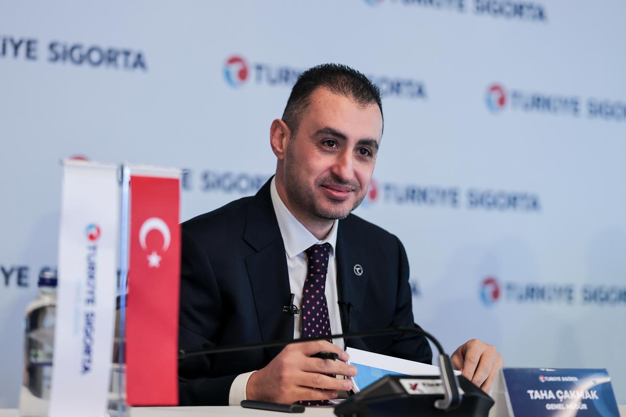 Taha Cakmak, former general manager of Türkiye Sigorta and former deputy governor of the Central Bank of the Republic of Türkiye, attends an event at an unspecified time and location. (Photo via Türkiye Sigorta)
