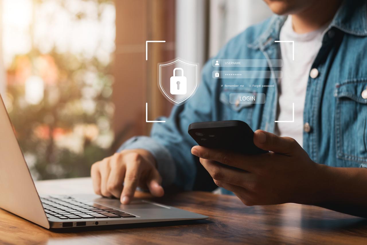 Concept of cyber security, information security and encryption, Login, User, secure access to user's personal information, secure Internet access, cybersecurity. (Adobe Stock photo)