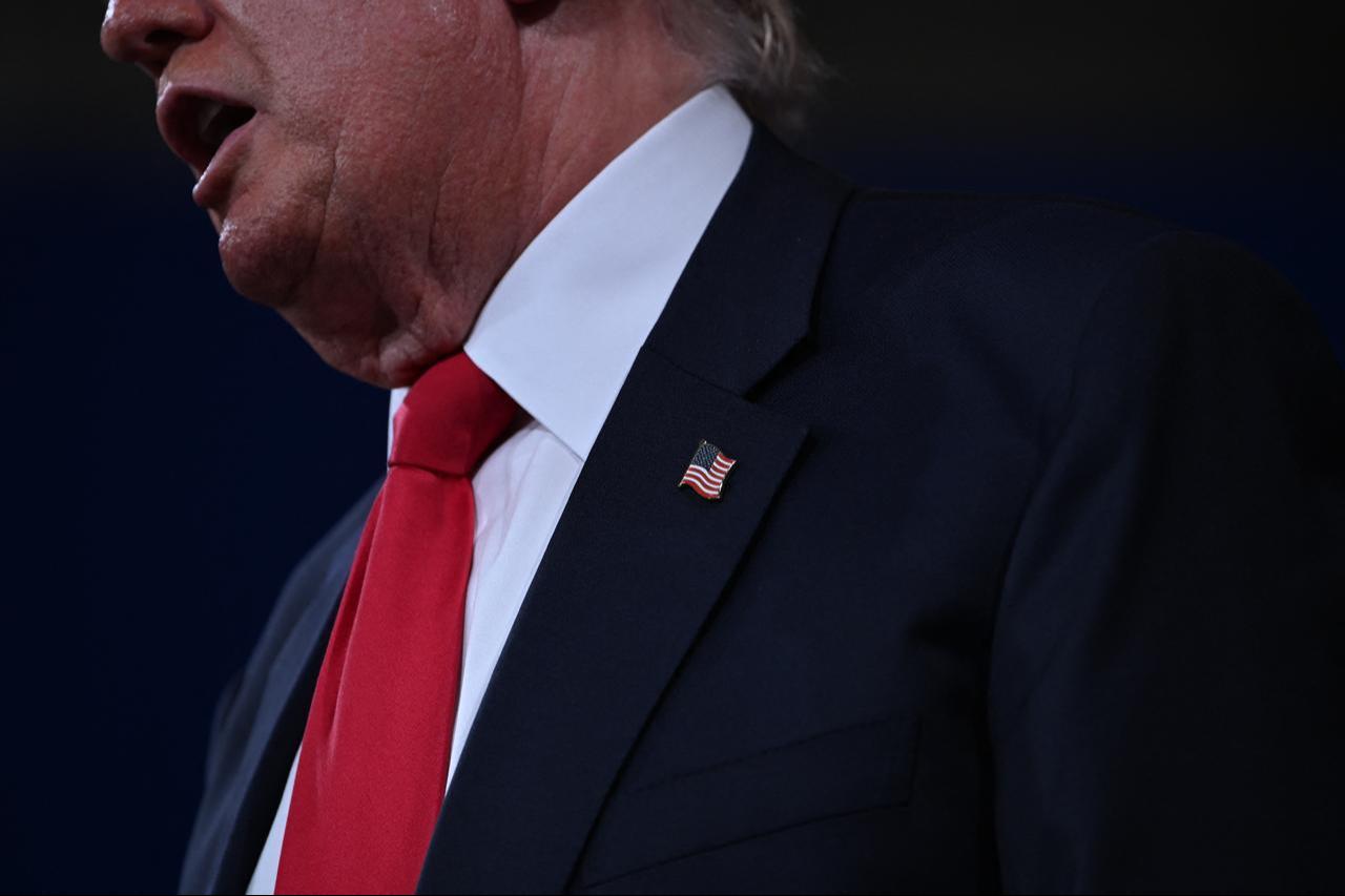 US President Donald Trump speaks at a midterm election campaign rally at Guardian Centers of Georgia in Perry, Georgia on October 24, 2026. (AFP Photo)