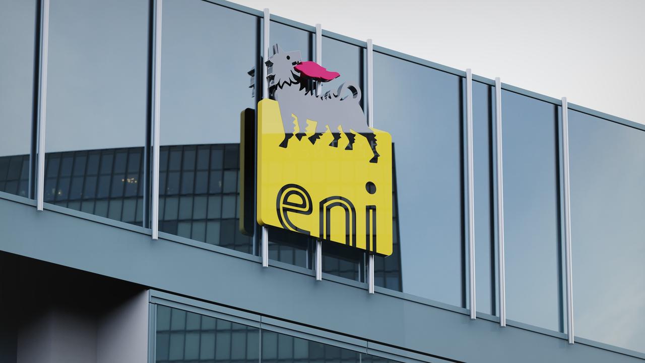 The logo of Italian energy company Eni is displayed on the glass facade of an office building in Chicago, Illinois, Sept. 30, 2022. (Adobe Stock Photo)
