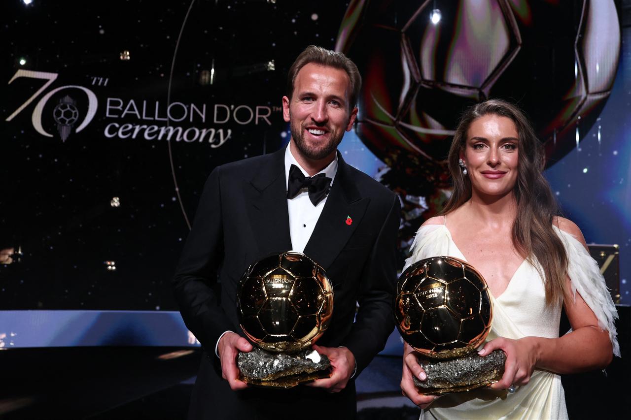 Harry Kane wins first Ballon d'Or as Alexia Putellas claims third women's title