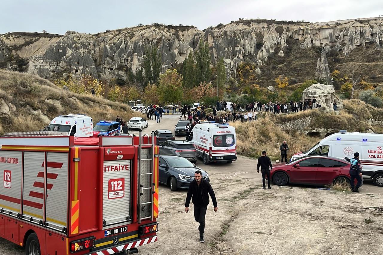 Cappadocia fairy chimney collapse kills 2