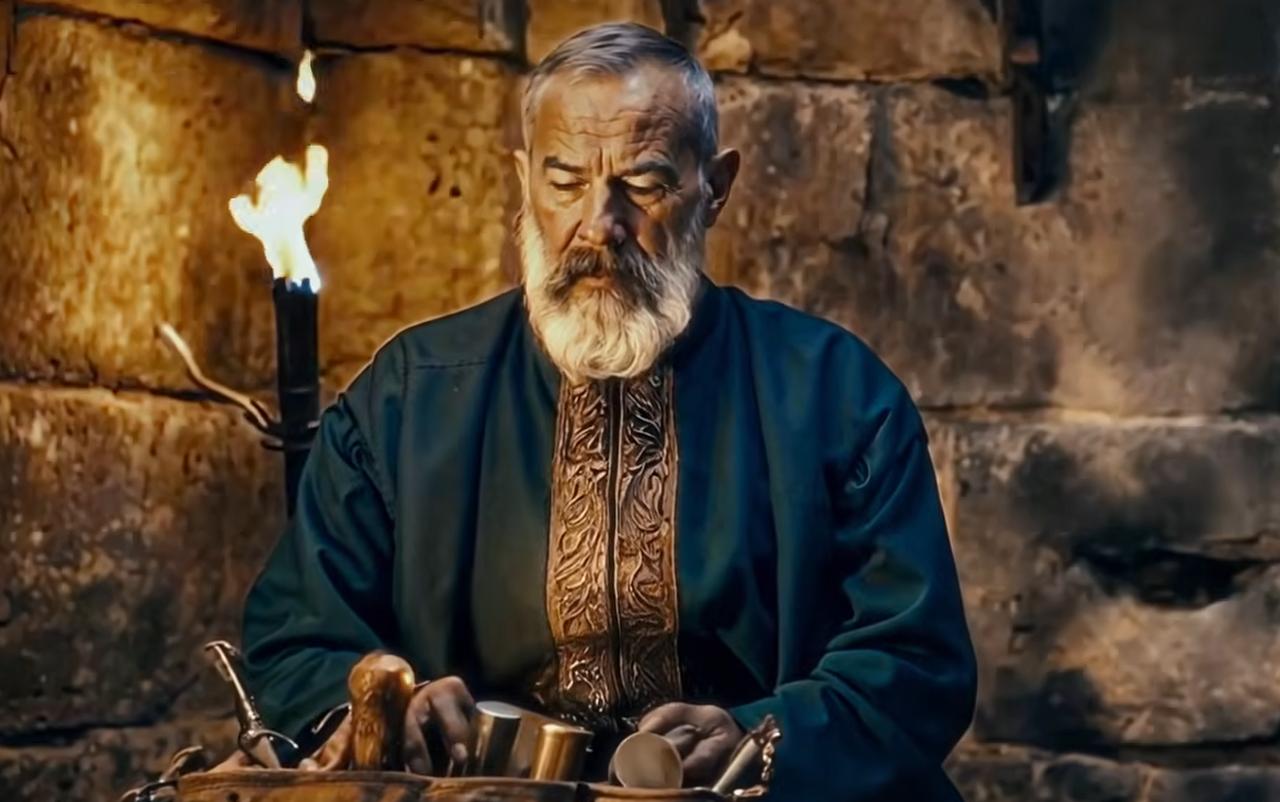 Scene from "Castle Walls," an AI-generated series produced by AI Yapım, a subsidiary of Ay Yapım, and written by Kerem Deren and Cisil Hazal Tenim (Photo courtesy of Ay Yapım)