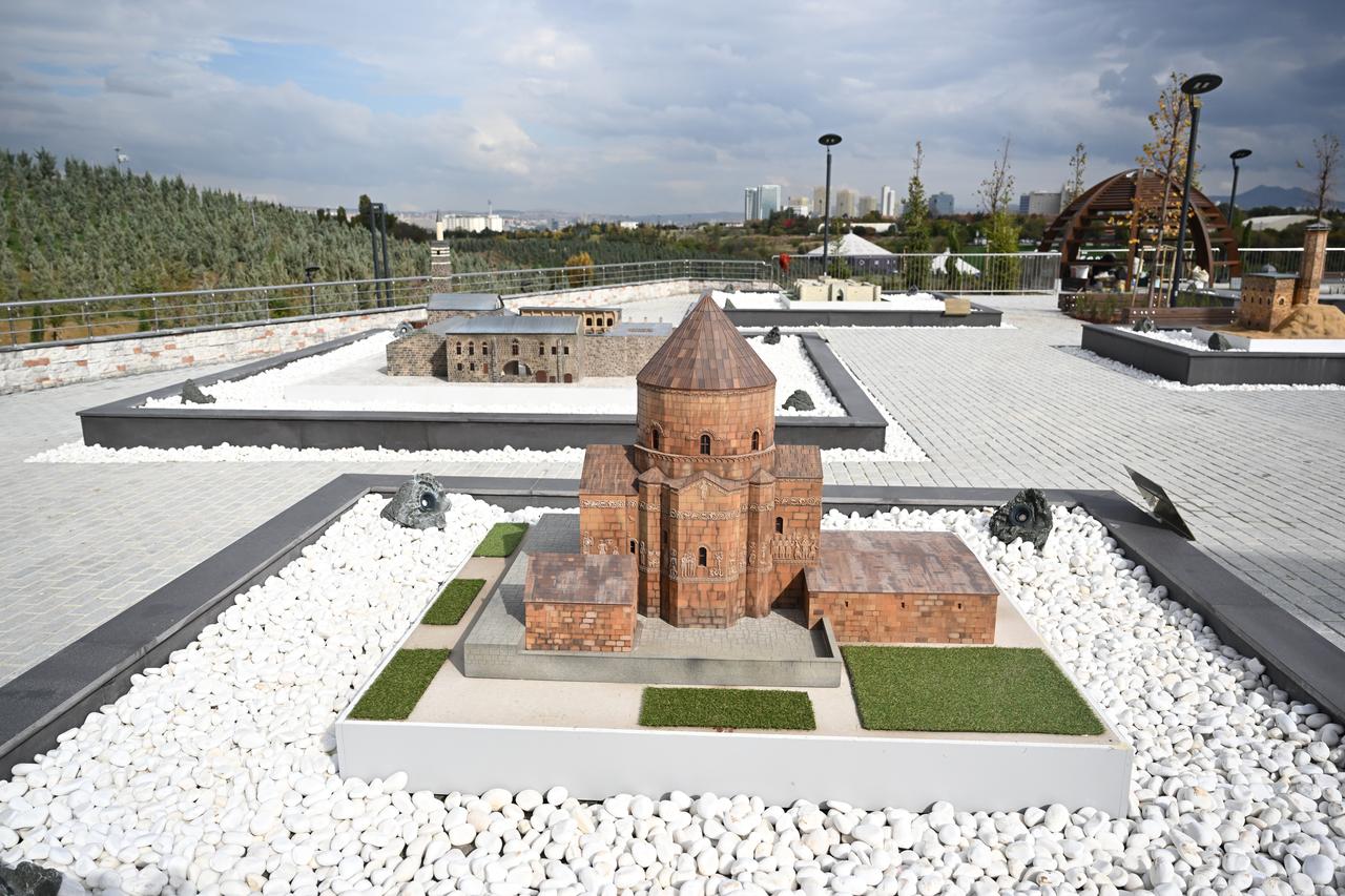A view of Bestepe National Forest in Ankara, Türkiye, a new park with 750,000 trees and shrubs, a zoo and scaled-down copies of the country’s top landmarks. (AA Photo)