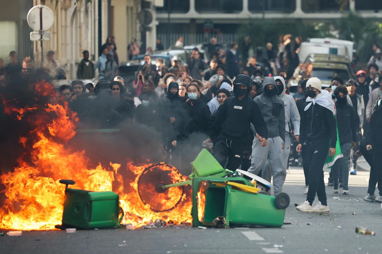 France erupts as student protests hit hundreds of schools, nearly 1,750 arrested