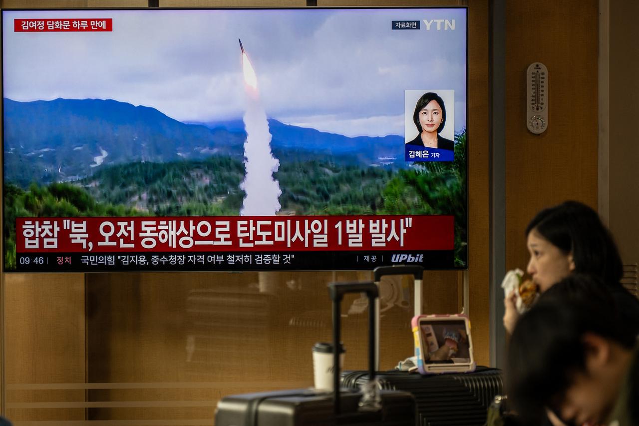 North Korea fires ballistic missile toward East Sea amid Seoul tensions