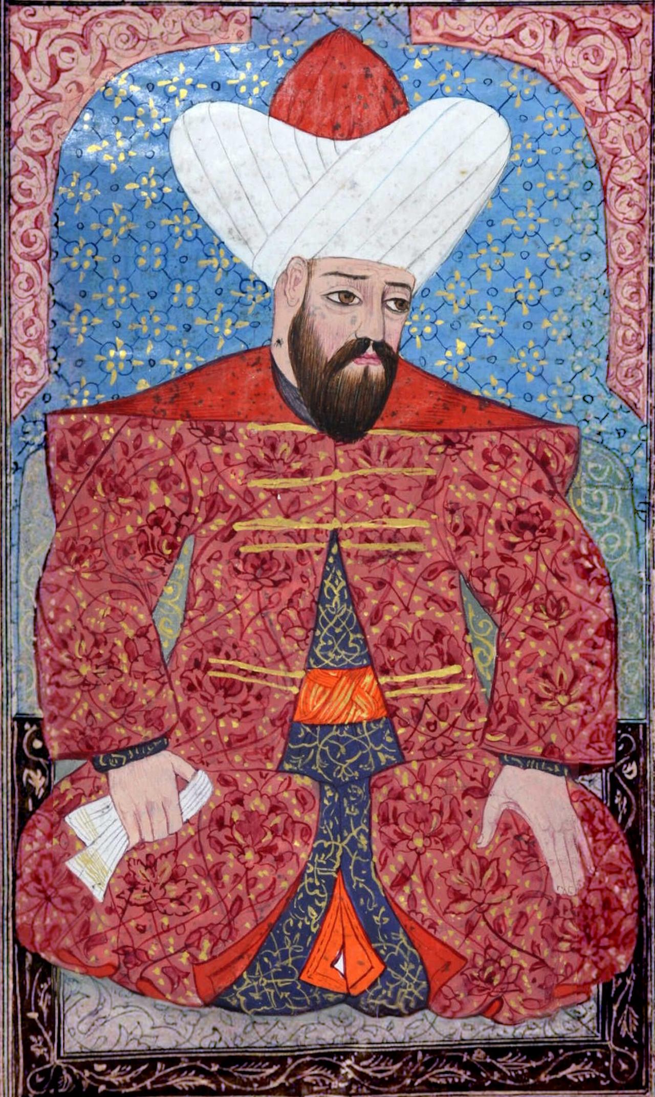 A historical depiction of Orhan Gazi, the second ruler of the early Ottoman state. (Photo via House of Emirates)