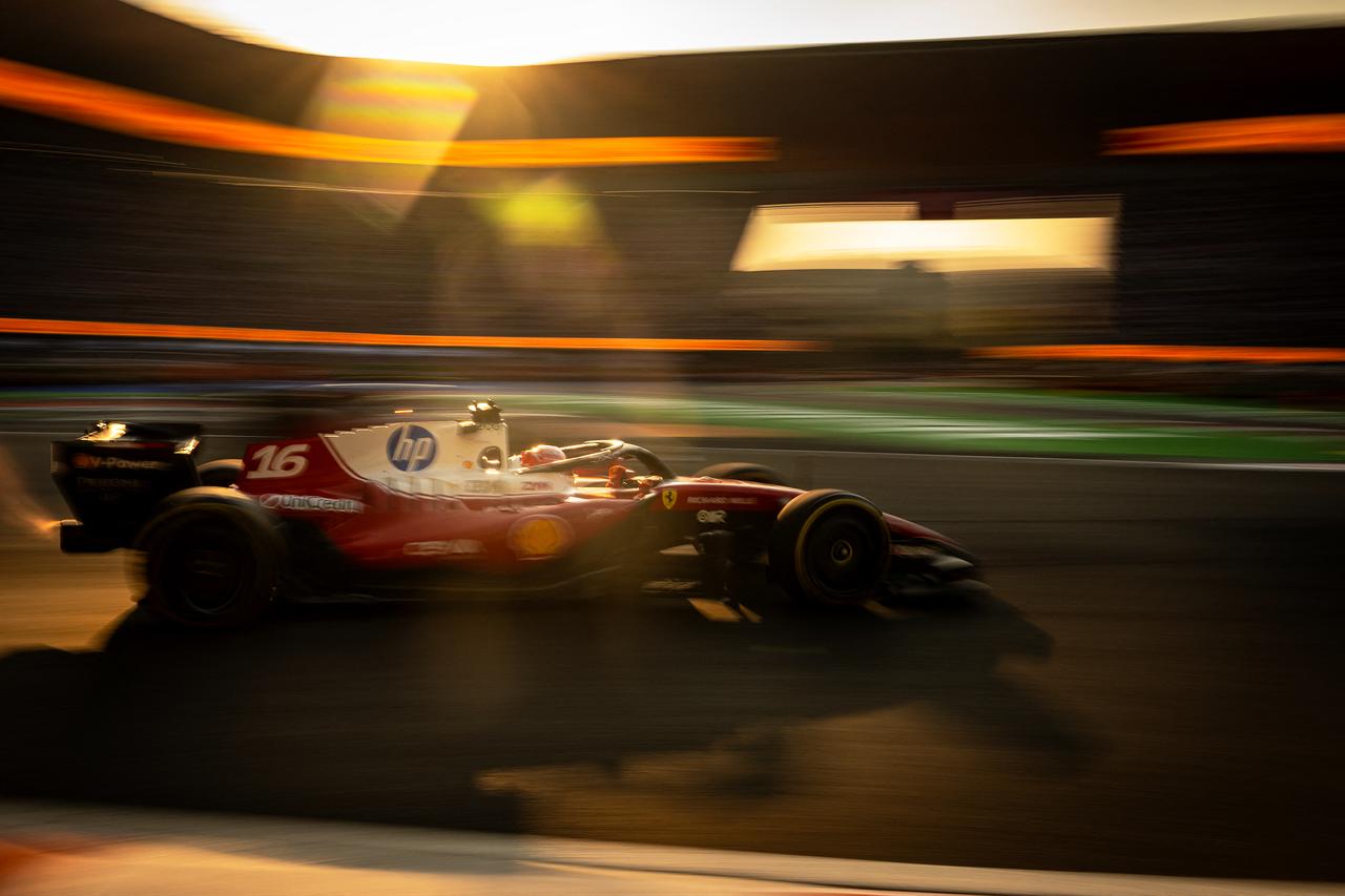 Charles Leclerc tops Mexico City GP practice as Kimi Antonelli closes in on F1 title