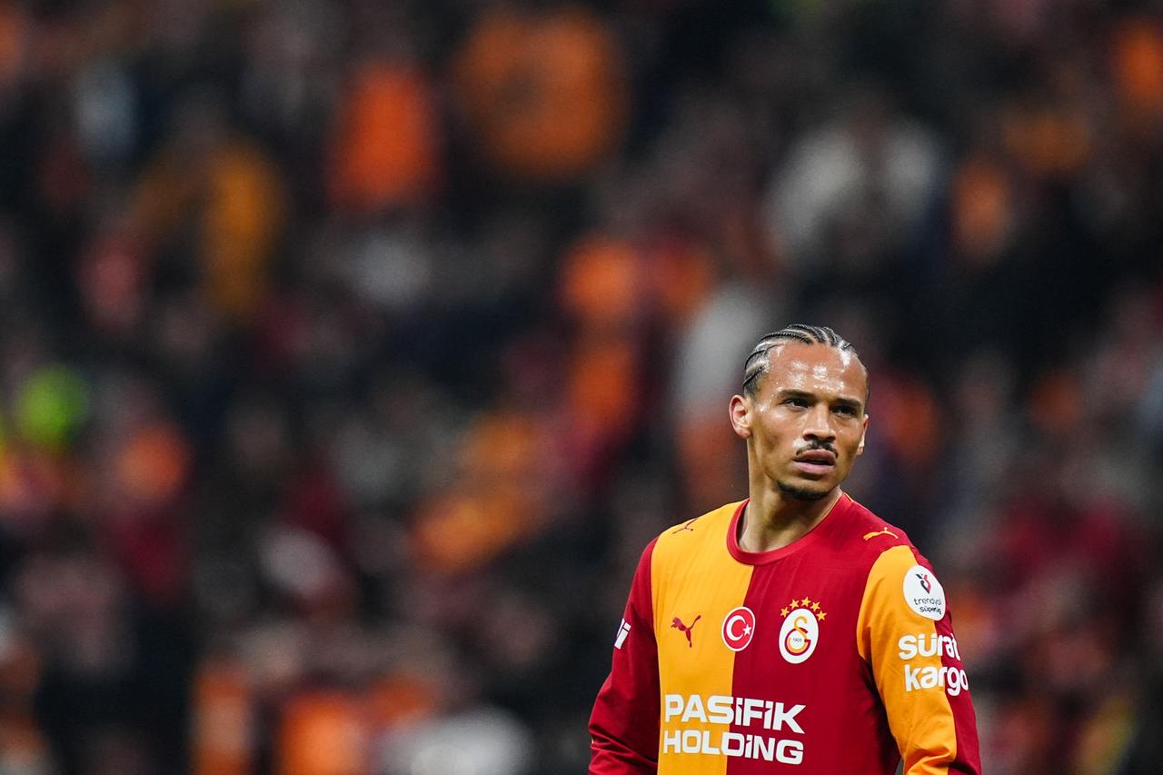 Leroy Sane caught swearing at cameraman live after Galatasaray win