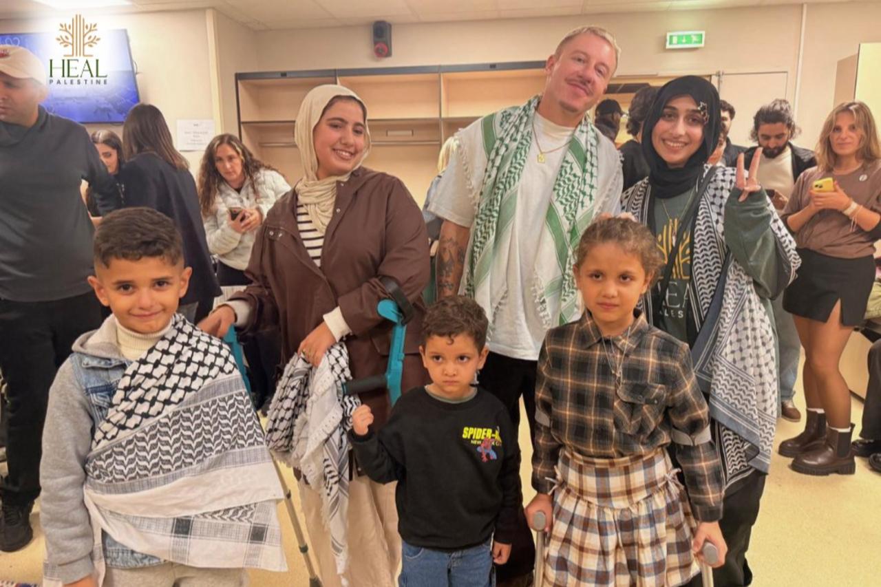Macklemore ends European tour with Gaza youth
