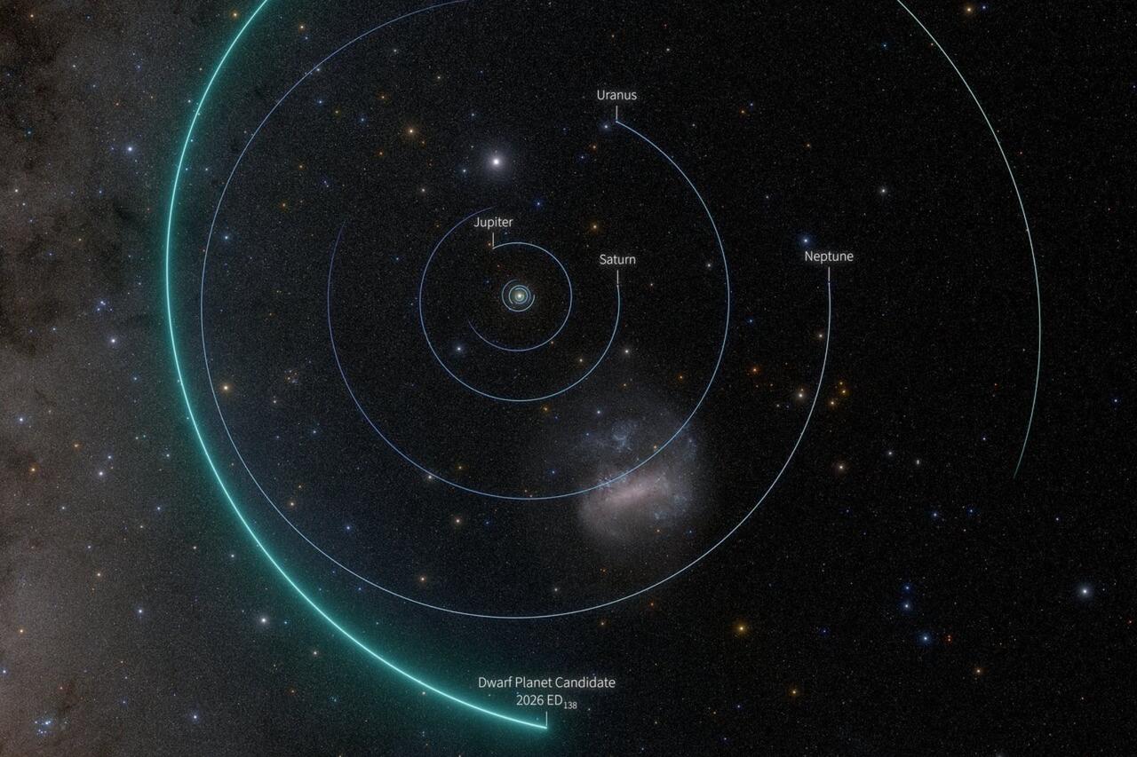 Possible new dwarf planet found beyond Neptune