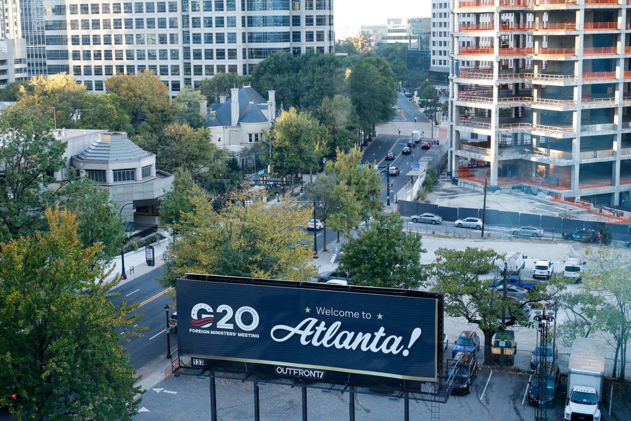 A view of downtown Altanta ahead of the G20 foreign ministers' meeting in Atlanta, Georgia on October 30, 2026. (AFP Photo by Erik S. Lesser)
