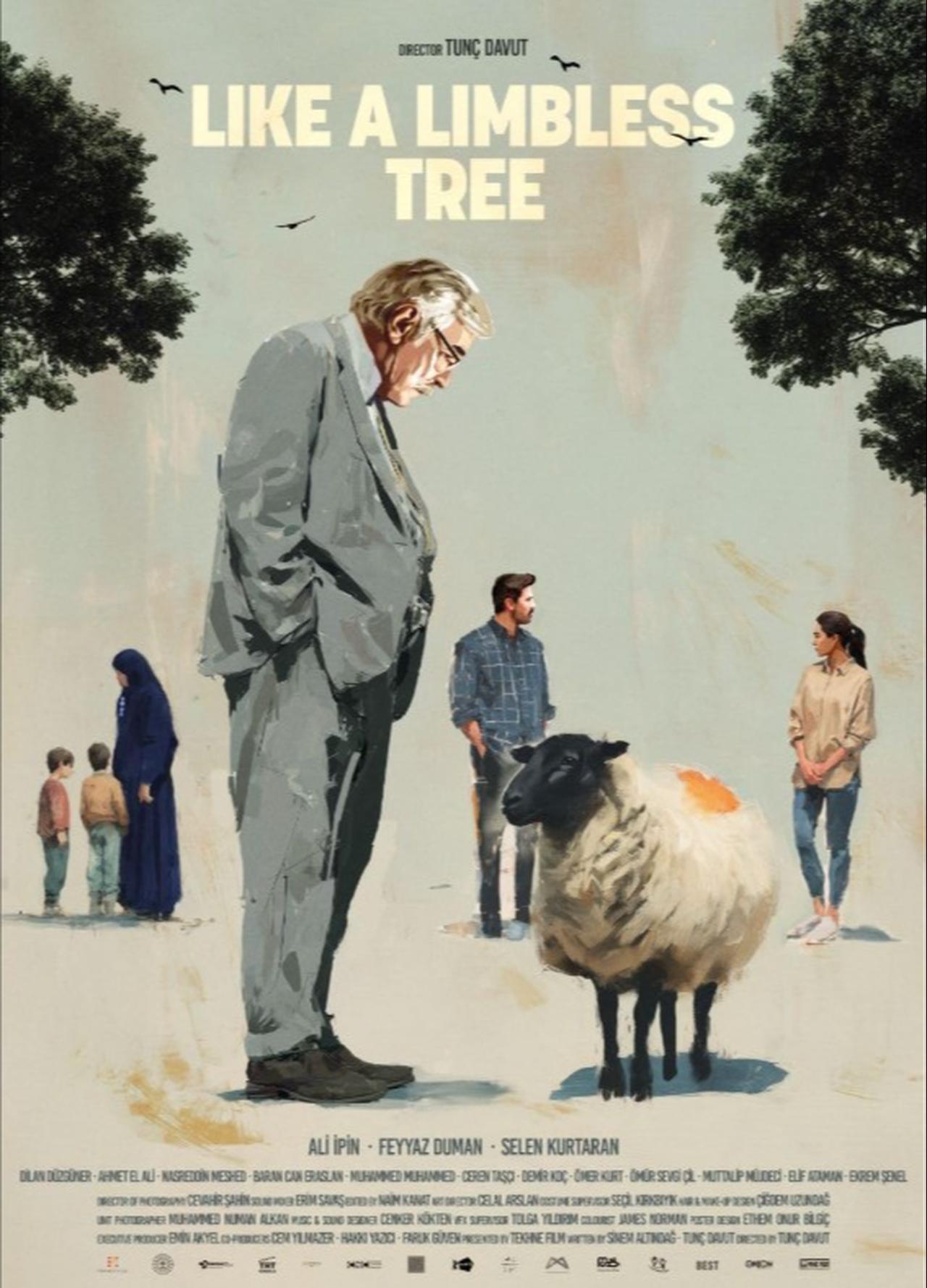 Official poster for Turkish film "Like a Limbless Tree", directed by Tunc Davut. (Photo via Tekhne Film)
