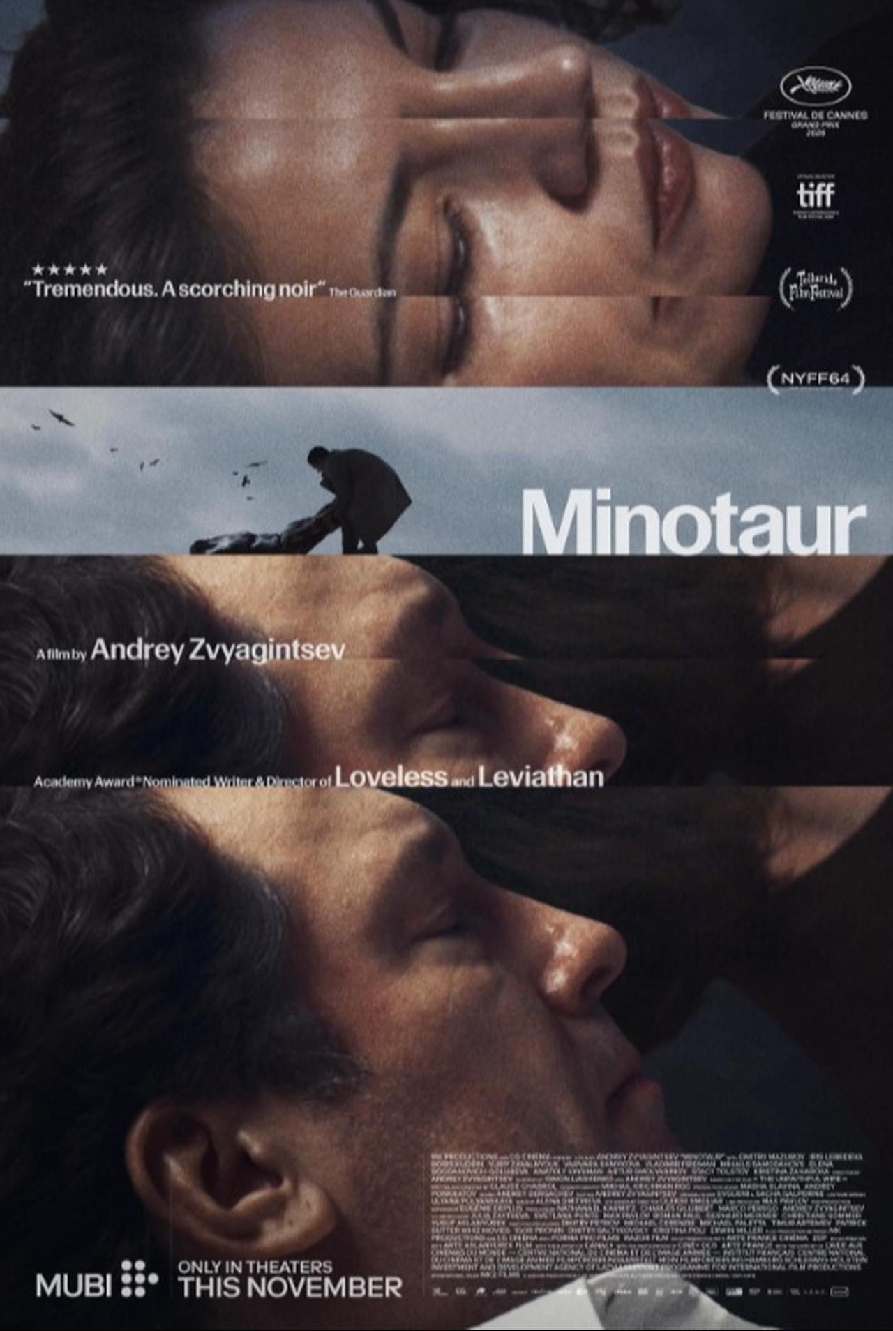 Official poster for "Minotaur", directed by Andrey Zvyagintsev. (Photo via CG Cinema / MK Productions)