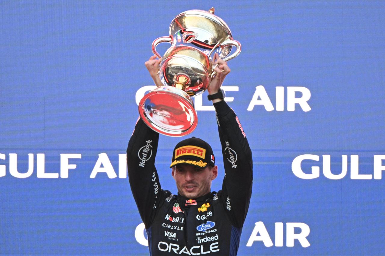 Verstappen claims first win of 2026 in storm-hit Bahrain GP