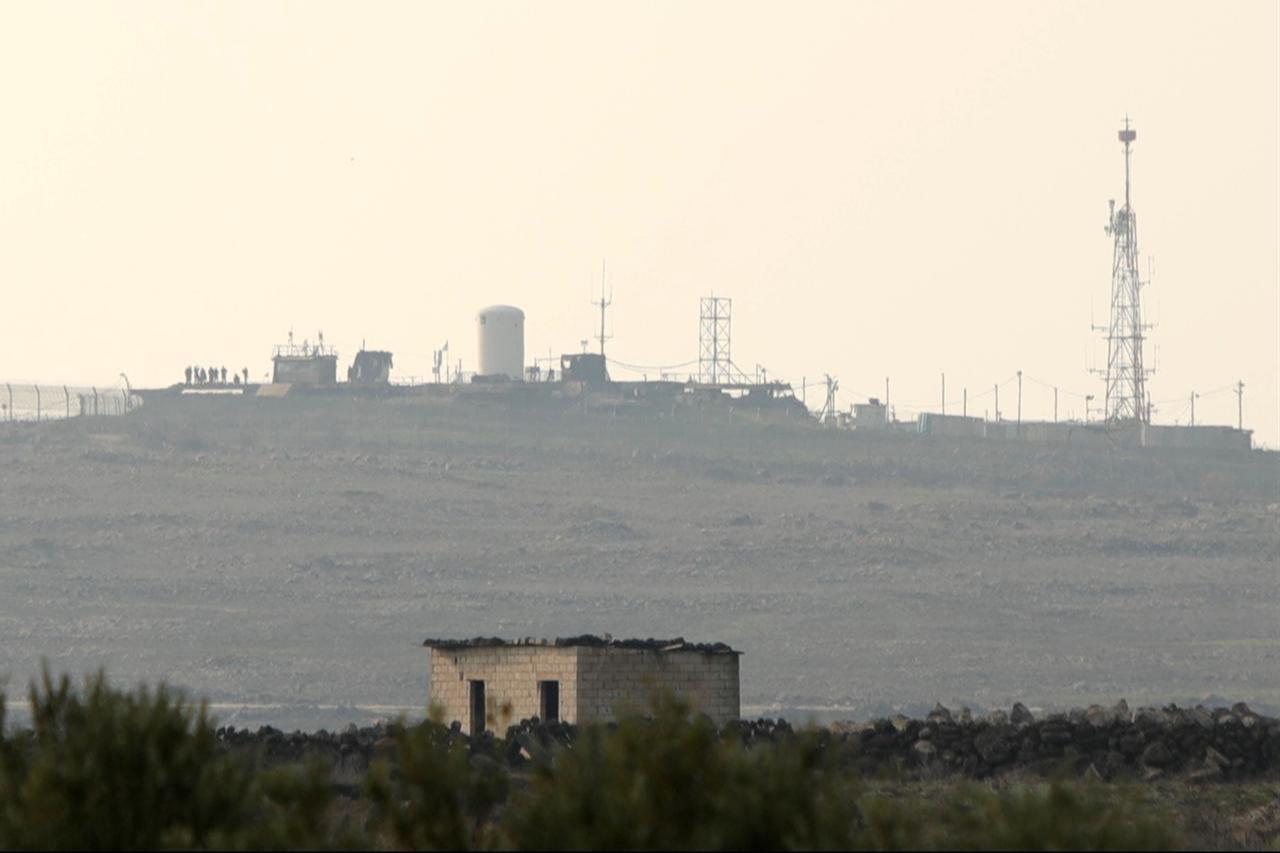 A view of Al Quneitra, where, over the past year since the fall of the Assad regime, the Israeli army has established nine military bases in and around civilian settlements and strategic hills, and took over approximately 12,000 acres of land in the province in southern Syria, Dec. 17, 2025. (AA Photo)