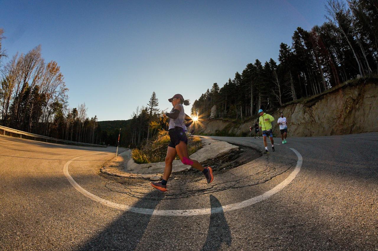 Runners make their way down the scenic Uludag course during the 13th Eker I Run in Bursa, Türkiye, Oct. 4, 2026. (Photo via Eker I Run Organization)