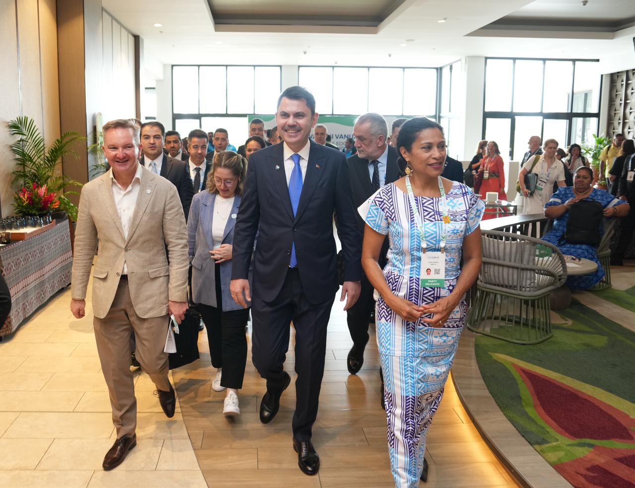 COP31 President and Minister of Environment, Urbanisation and Climate Change Murat Kurum presides over Pre-COP meetings in Fiji and Tuvalu ahead of negotiations in Antalya, Türkiye. (AA Photo)