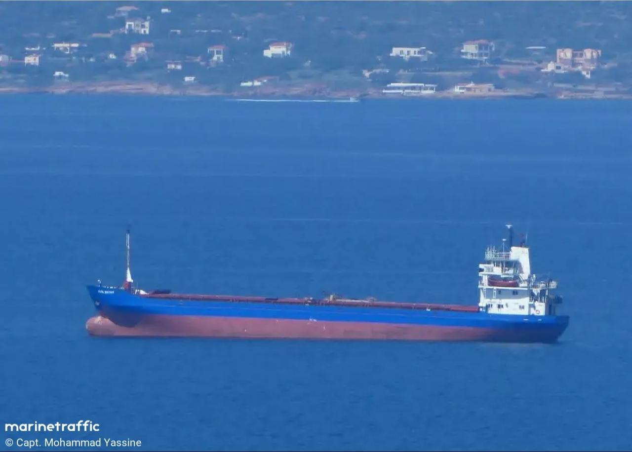 The photo shows the Togo-flagged Alfa Watan cargo ship at an unspecified location, on 29 April, 2025. (Photo via marinetraffic.com)