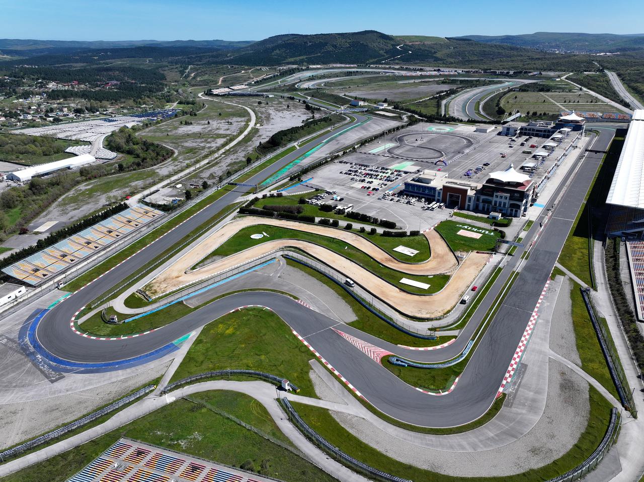 An aerial view of Istanbul Park Circuit in Istanbul, Türkiye, April 25, 2026. (AA Photo)