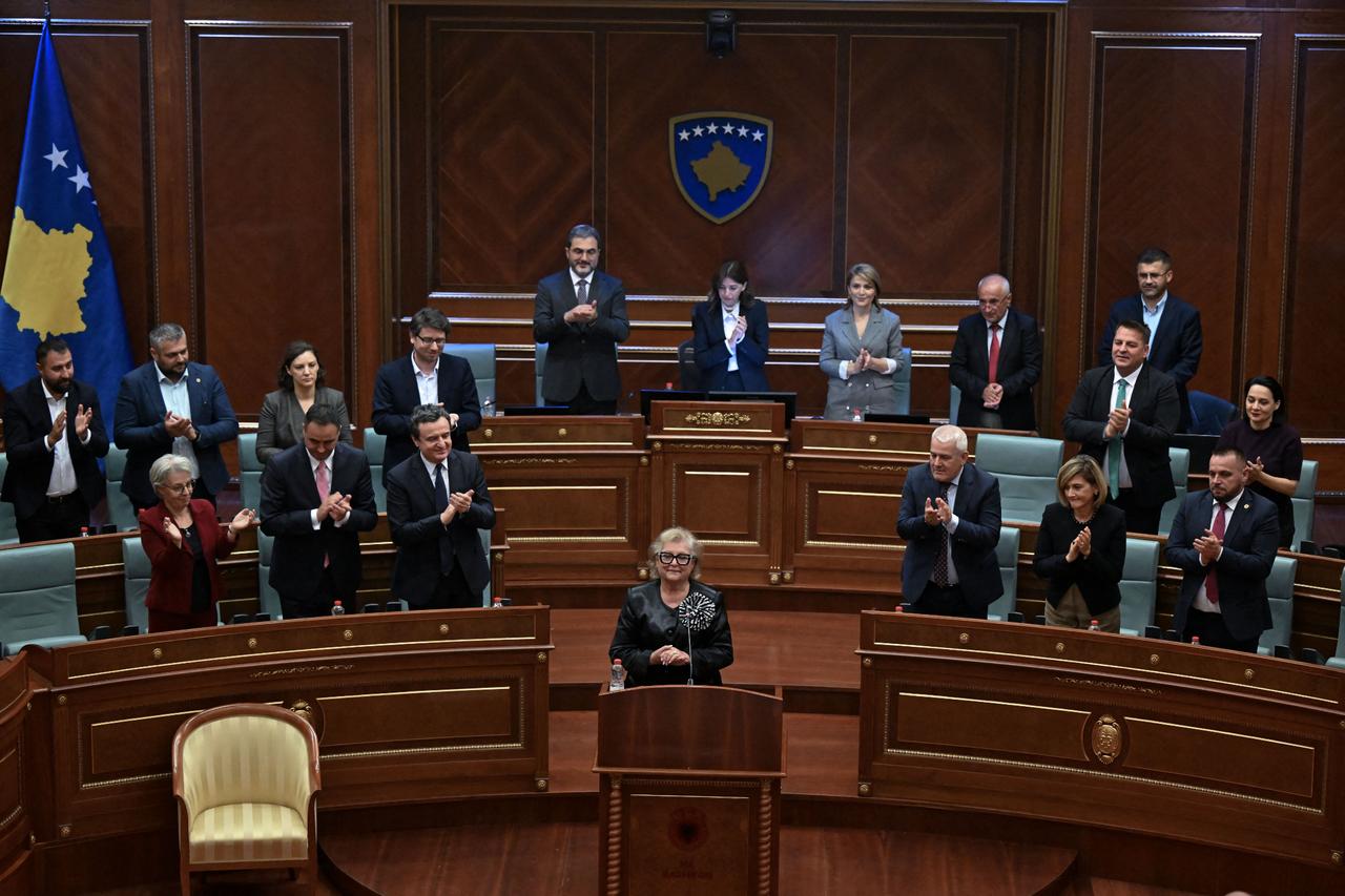 Kosovo elects Justina Shiroka-Pula president, averting snap election