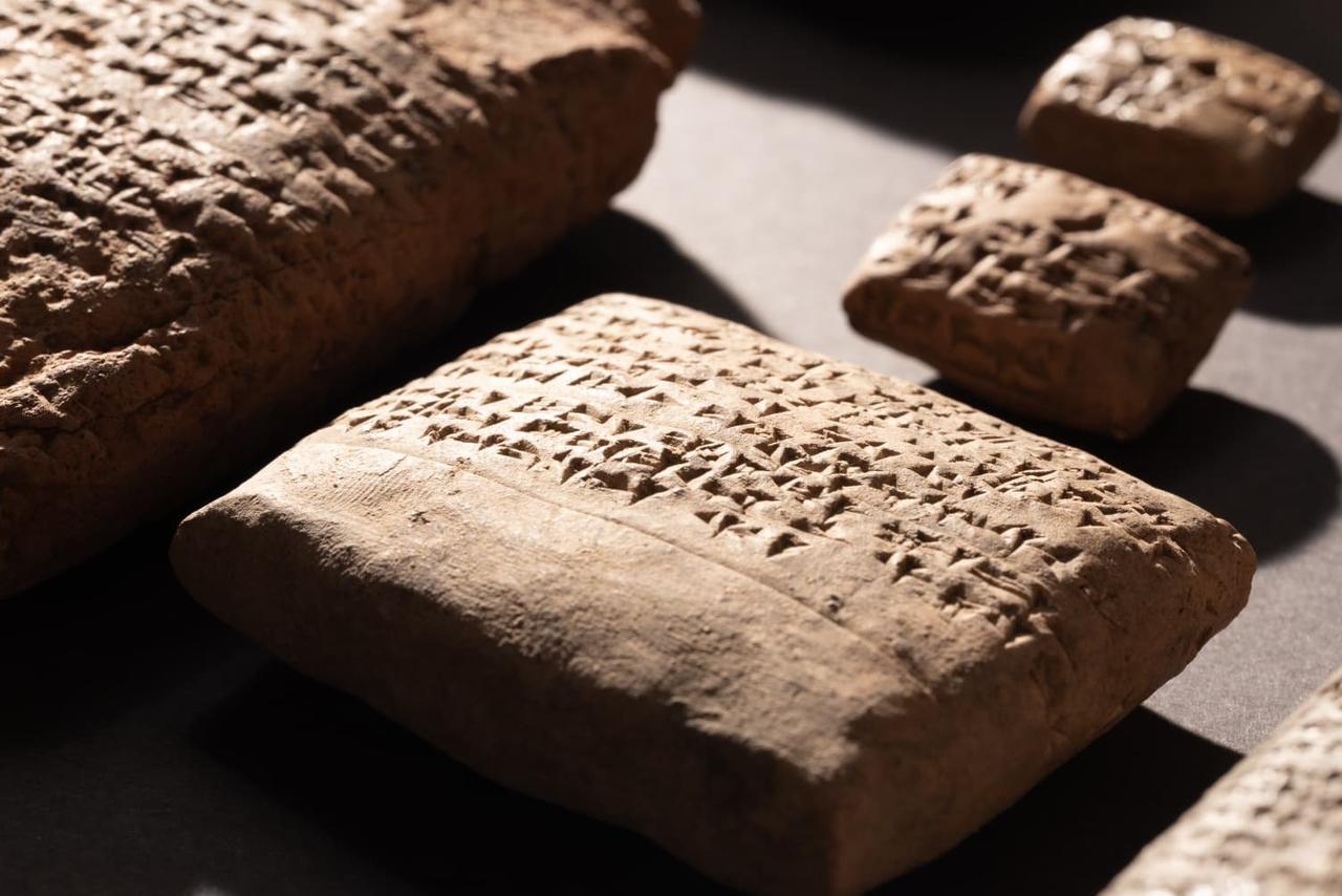 Clay tablets inscribed with cuneiform writing offer insights into Hittite state administration, royal affairs and military developments dating back approximately 3,400 years. (Photo via X/@mehmetnuriersoy)