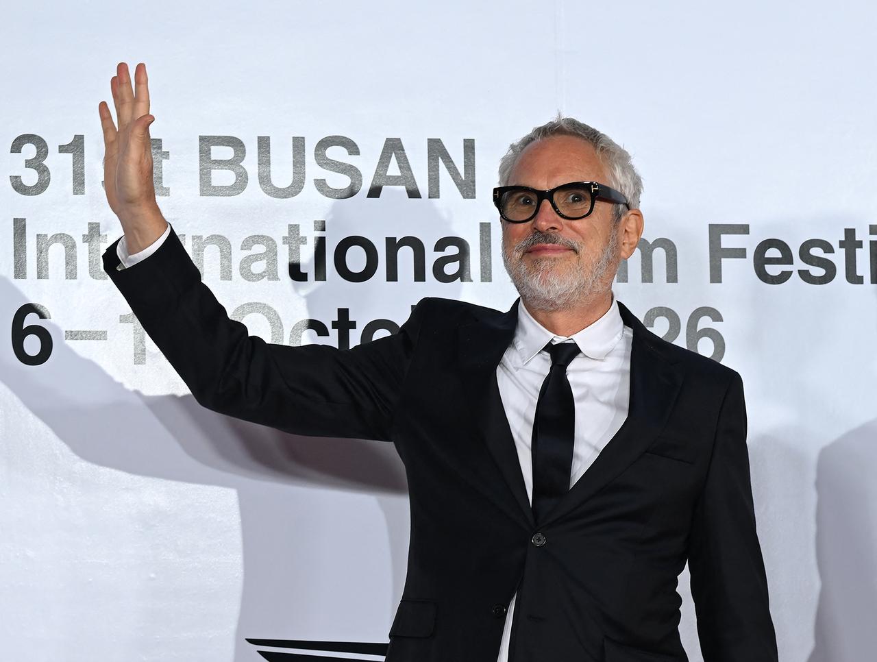 Alfonso Cuaron attends the 31st Busan International Film Festival in Busan, South Korea, Oct. 6, 2026. (AFP Photo)