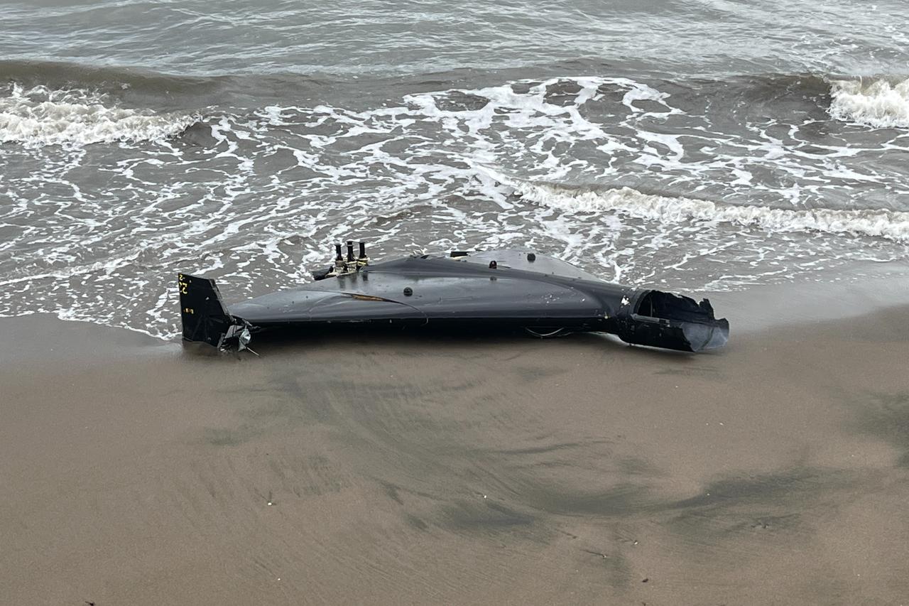 Russian drone debris washes ashore on Türkiye's Black Sea coast