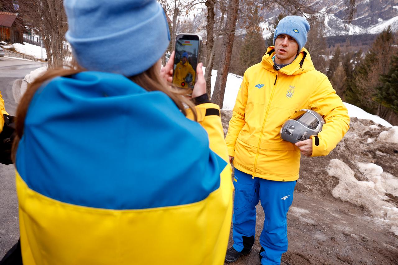Heraskevych was disqualified from the Winter Olympics on February 12, 2026 after refusing to back down over his banned helmet, which depicts victims of his country's war with Russia. (AFP Photo)