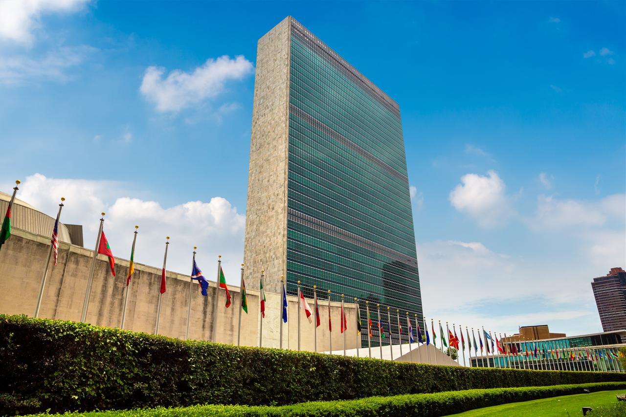 A view of the United Nations headquarters building in New York, U.S, March 15, 2020. (Adobe Stock Photo)
