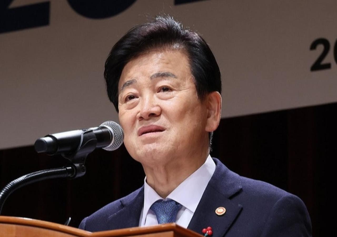 South Korea's Unification Minister Chung Dong-young, accessed on Feb. 13, 2026. (Photo via Yonhap)