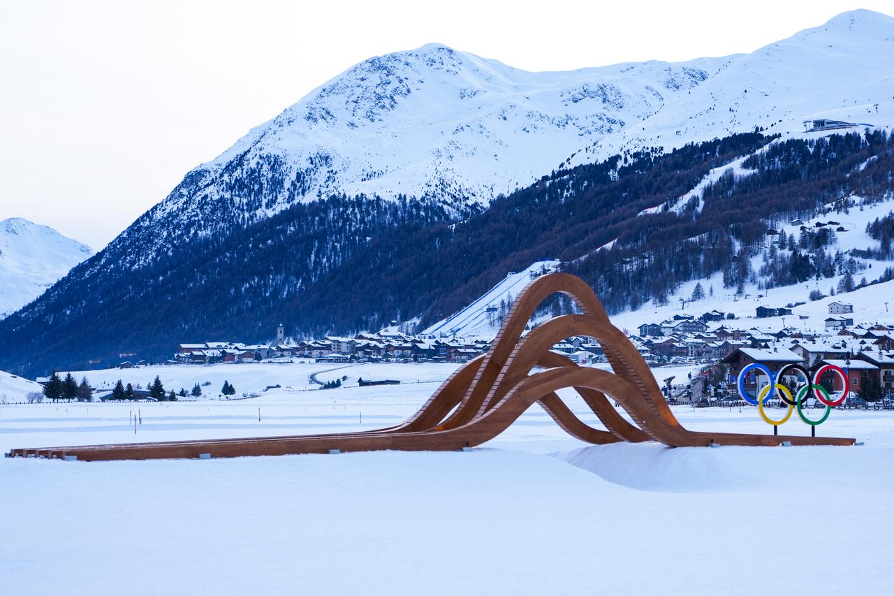 Livigno Snow Park Venue at the Milano Cortina 2026 Olympic Winter Games, Italy, February 13, 2026. (AA Photo)