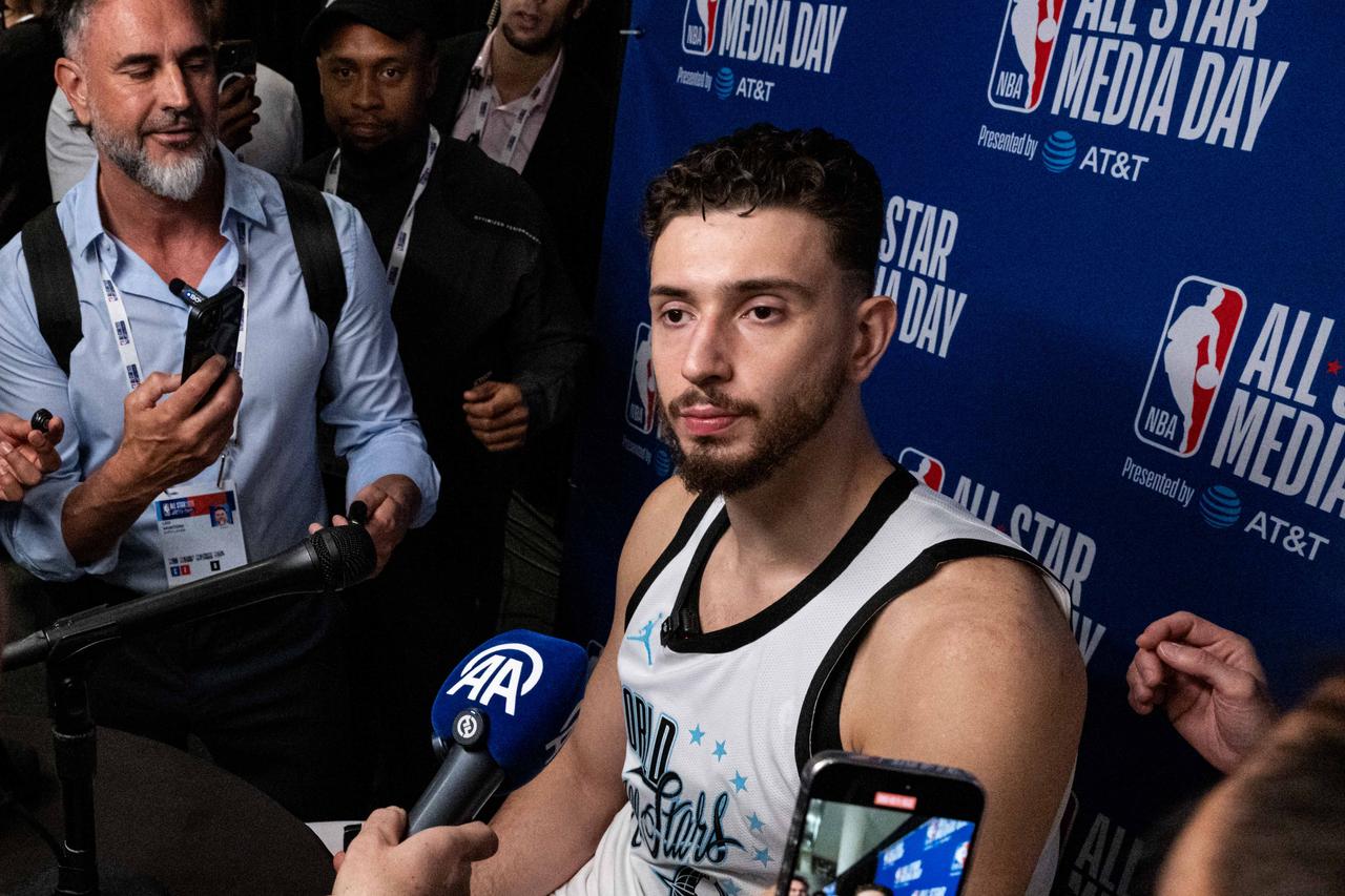 Alperen Sengun tries to sidestep questions on Israeli All-Star Deni Avdija