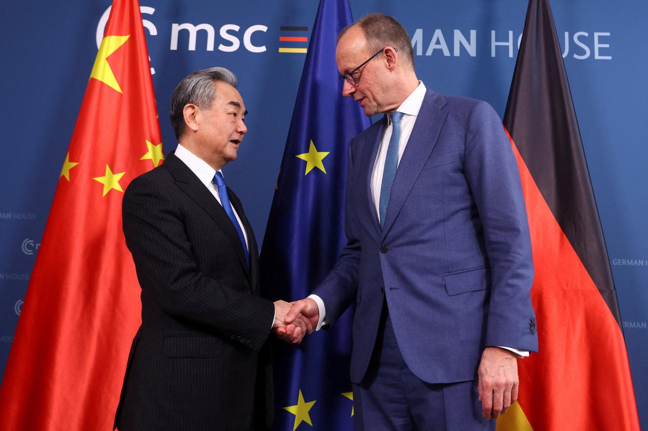 China seeks to elevate ties with Germany, Wang Yi tells Merz at Munich conference