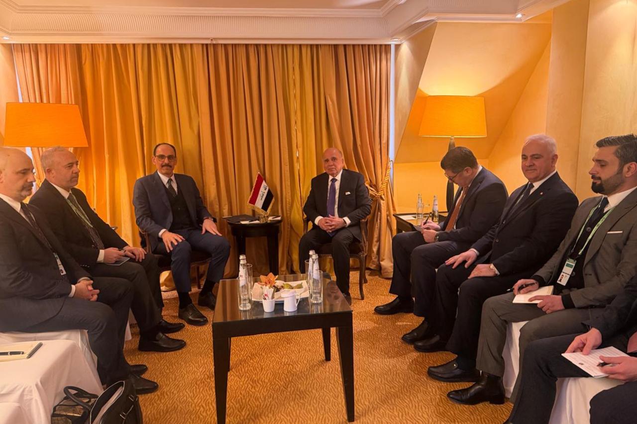 Iraqi foreign minister meets Turkish intel chief Kalin in Munich