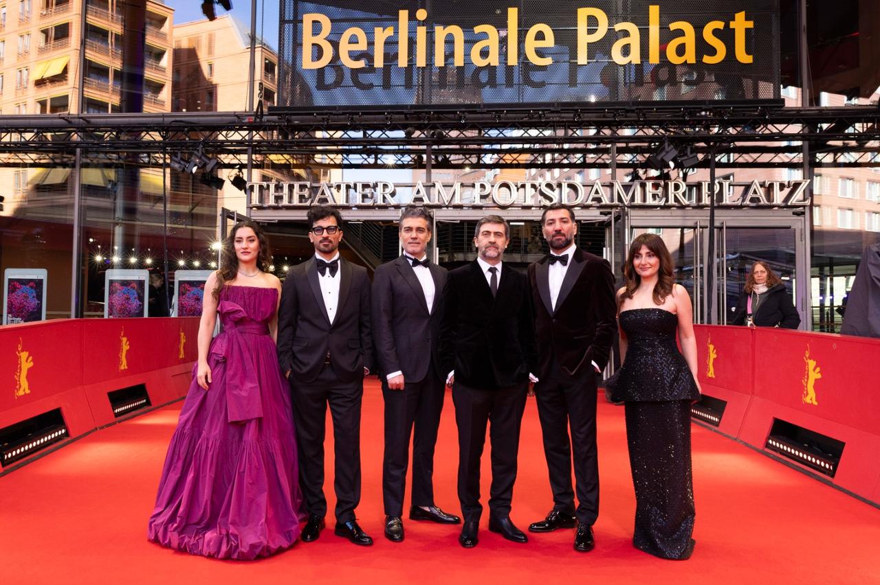 “Salvation” makes its World Premiere at the Berlinale Palast during the Berlin International Film Festival, in Competition, Berlin, Germany, February 15, 2026. (Photo via Instagram / @eminalperofficial)